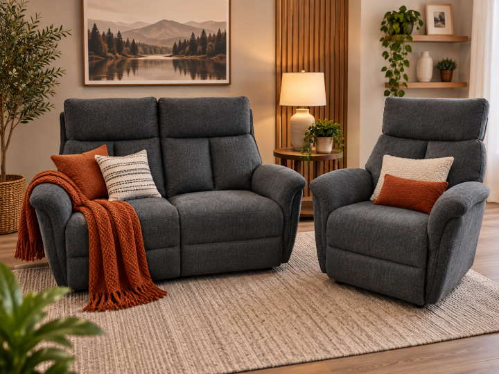 Assises confortables pour le salon